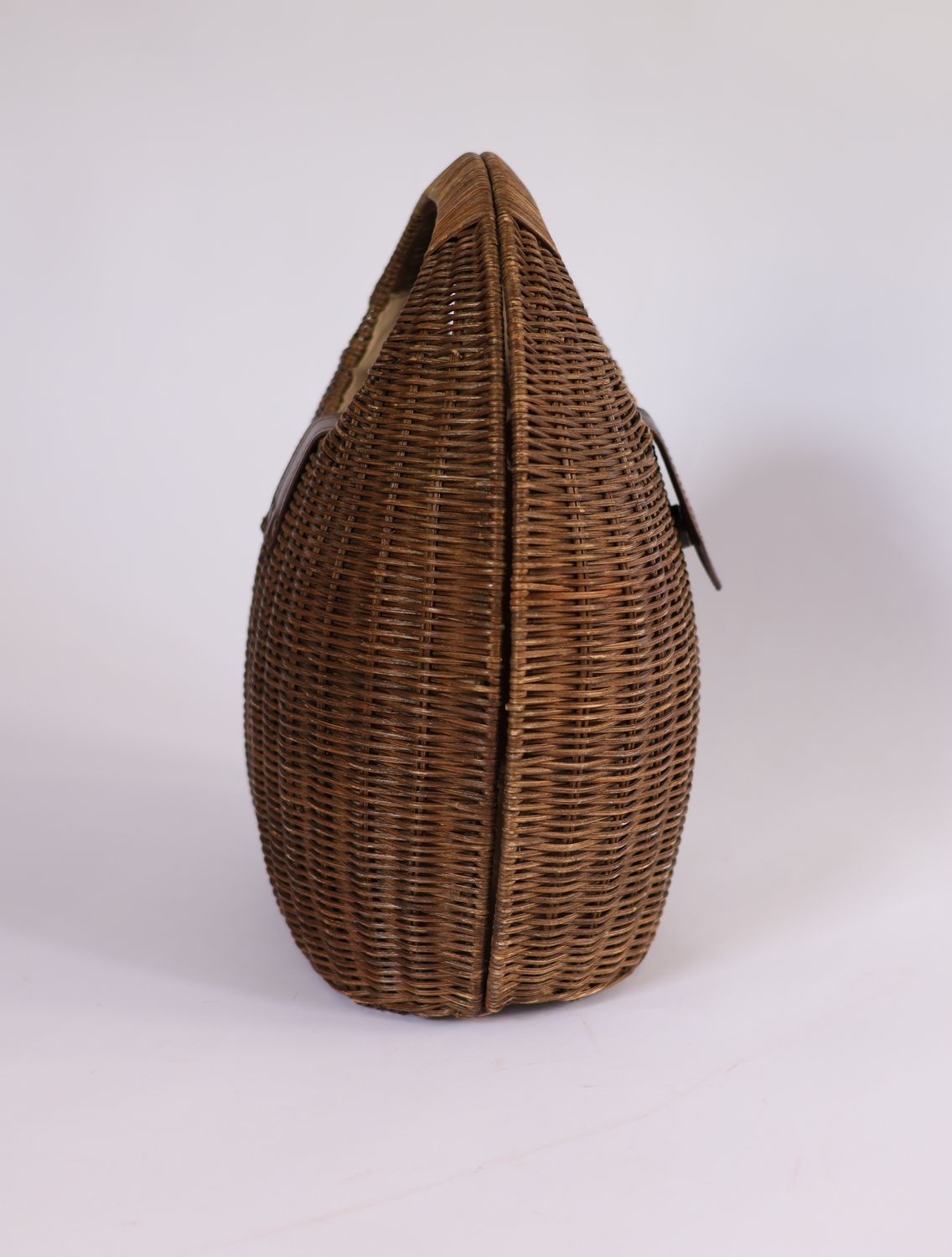 Vintage Wicker Top Handle Bag