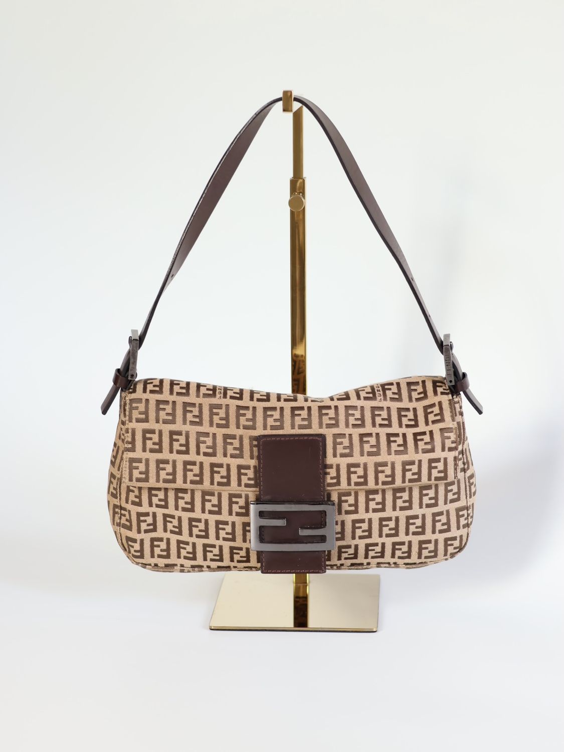 Fendi Zucca Classic Baguette Bag