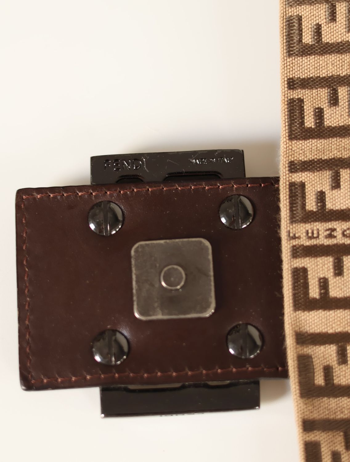 Fendi Zucca Classic Baguette Bag