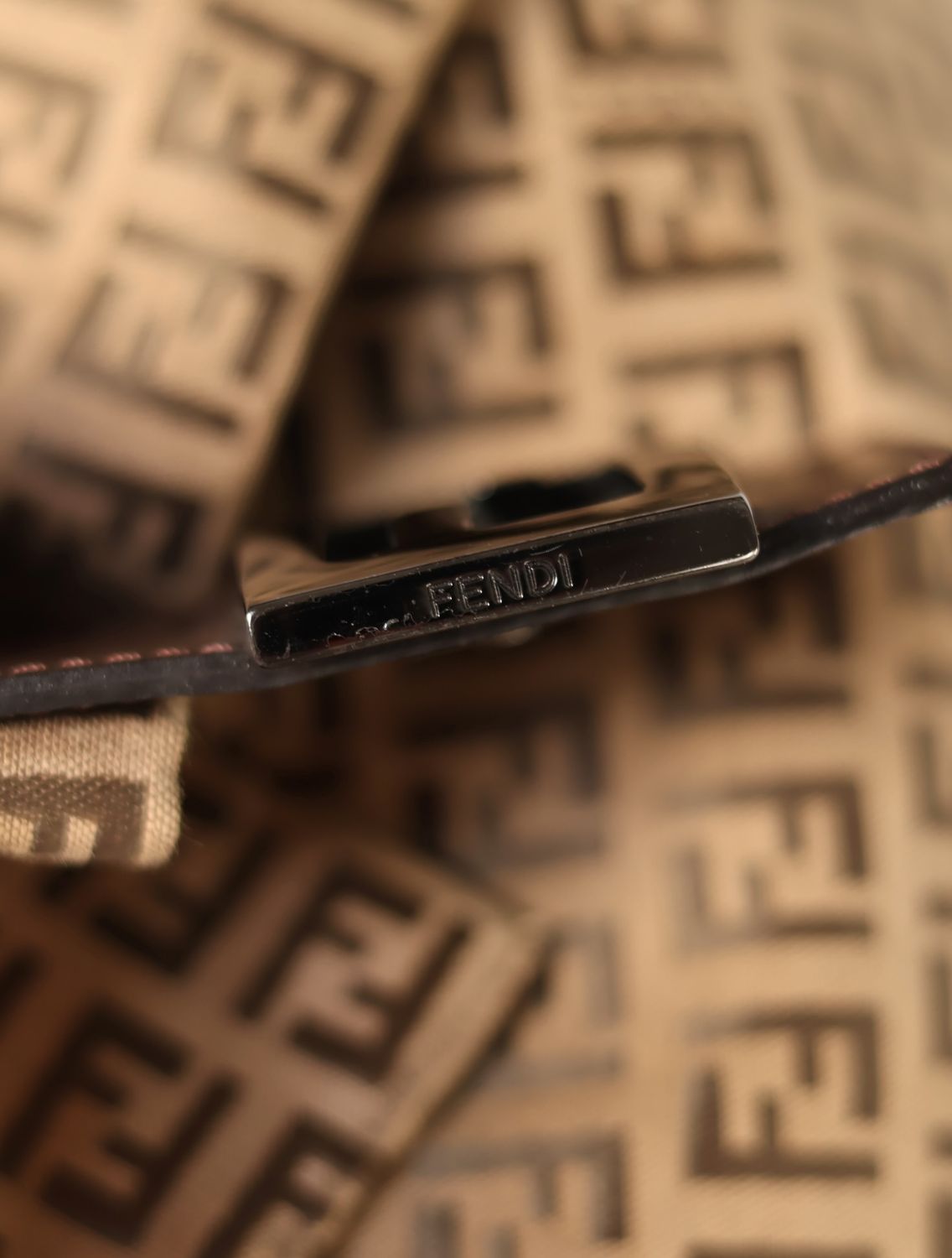 Fendi Zucca Classic Baguette Bag