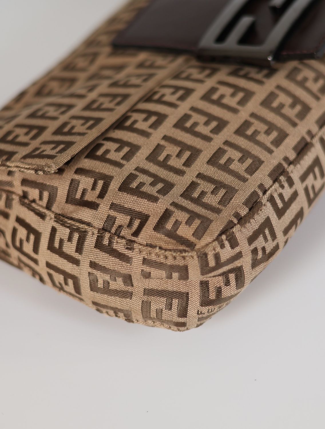 Fendi Zucca Classic Baguette Bag