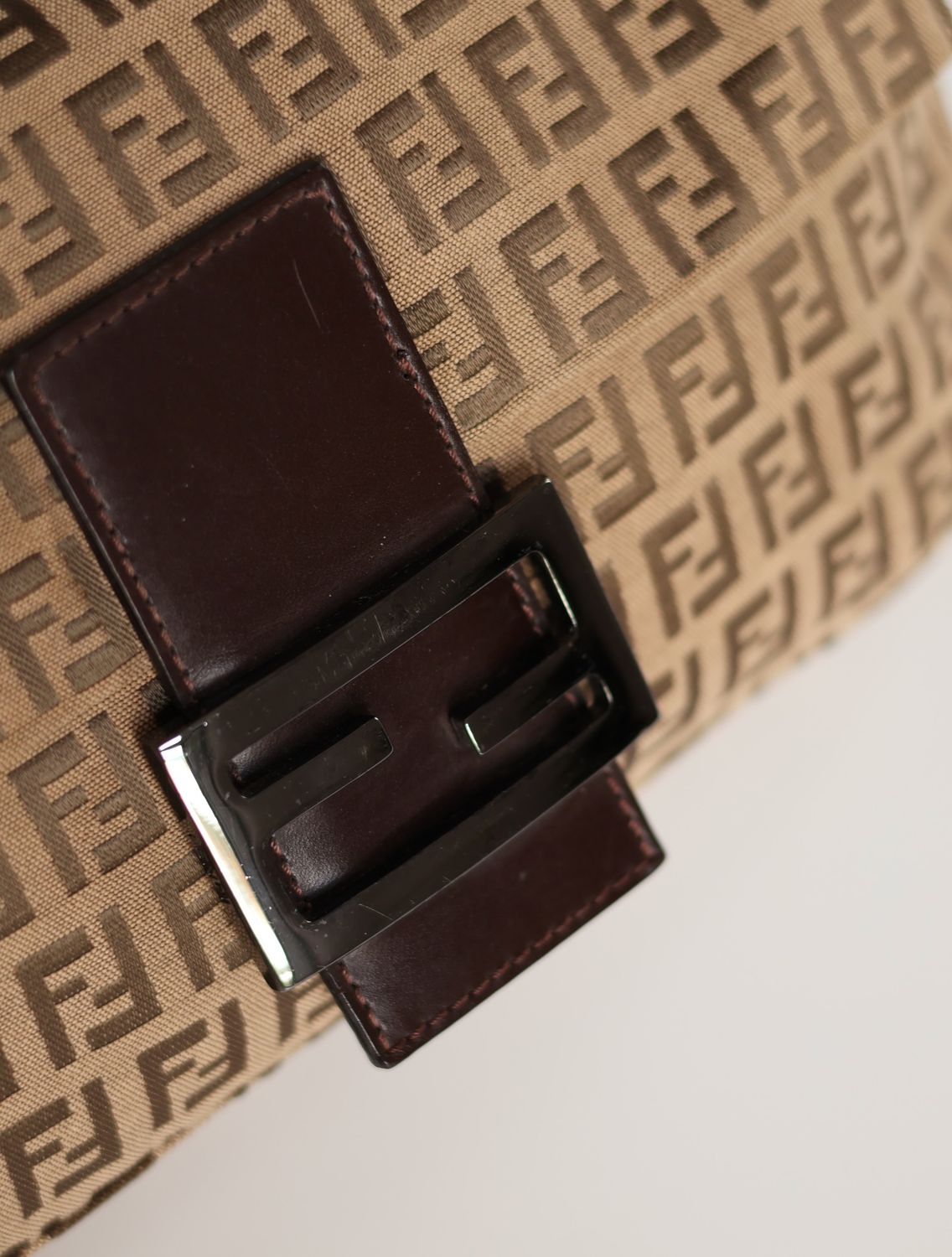 Fendi Zucca Classic Baguette Bag