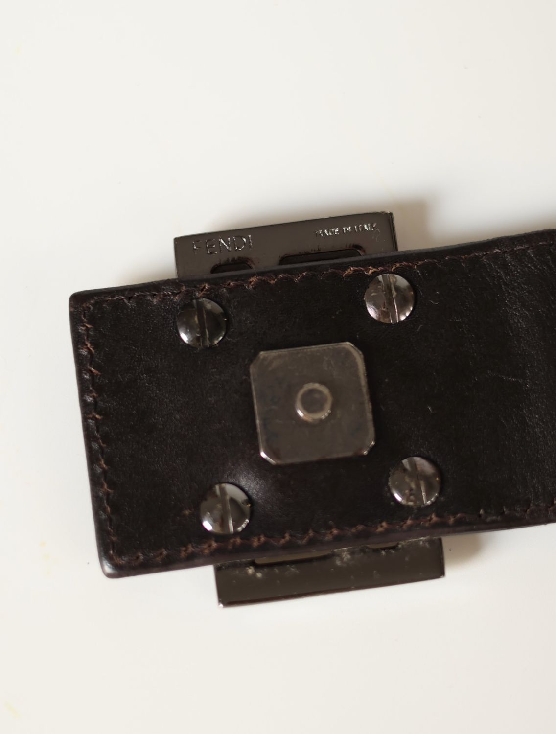 Fendi Tobacco Zucca Baguette Bag