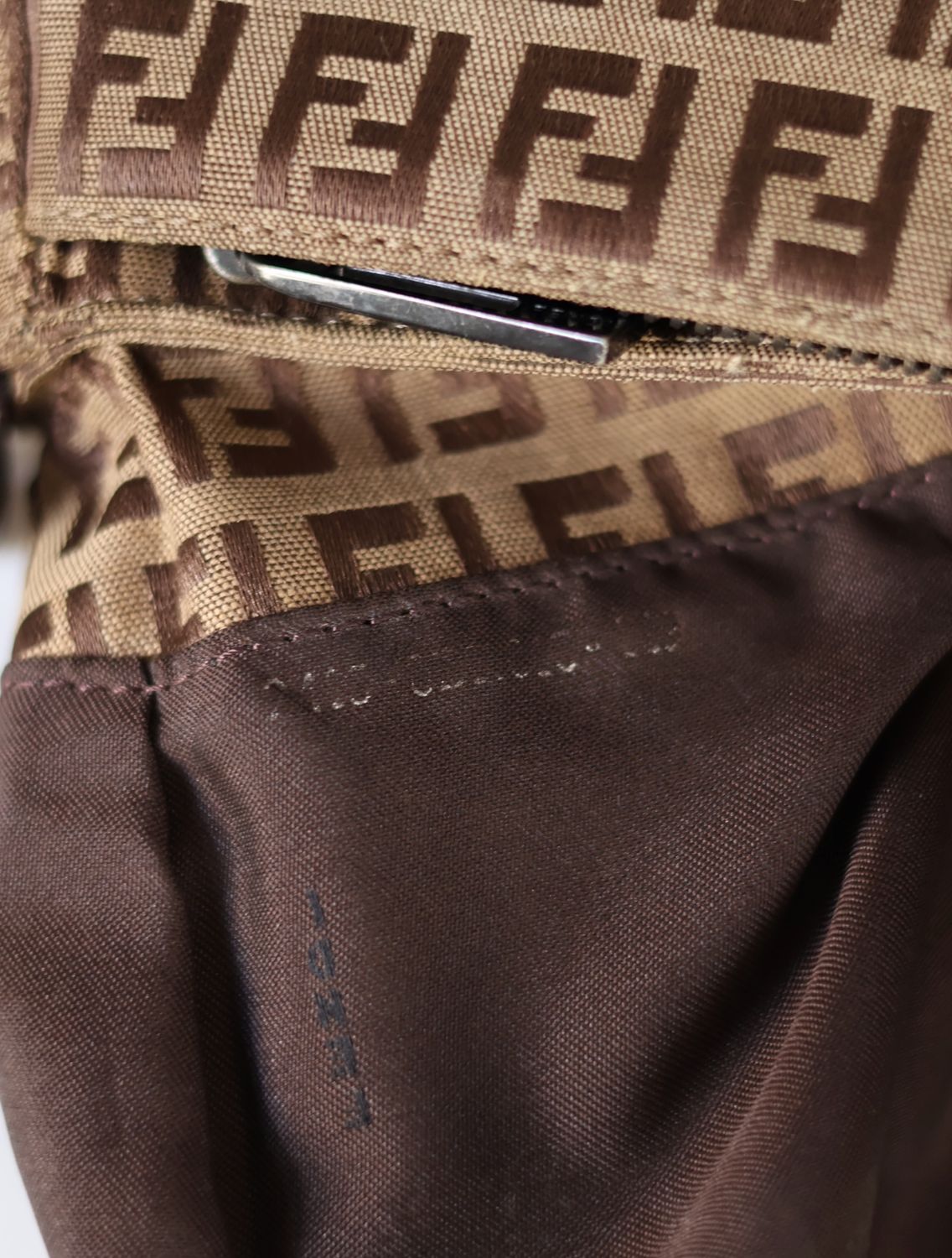Fendi Tobacco Zucca Baguette Bag