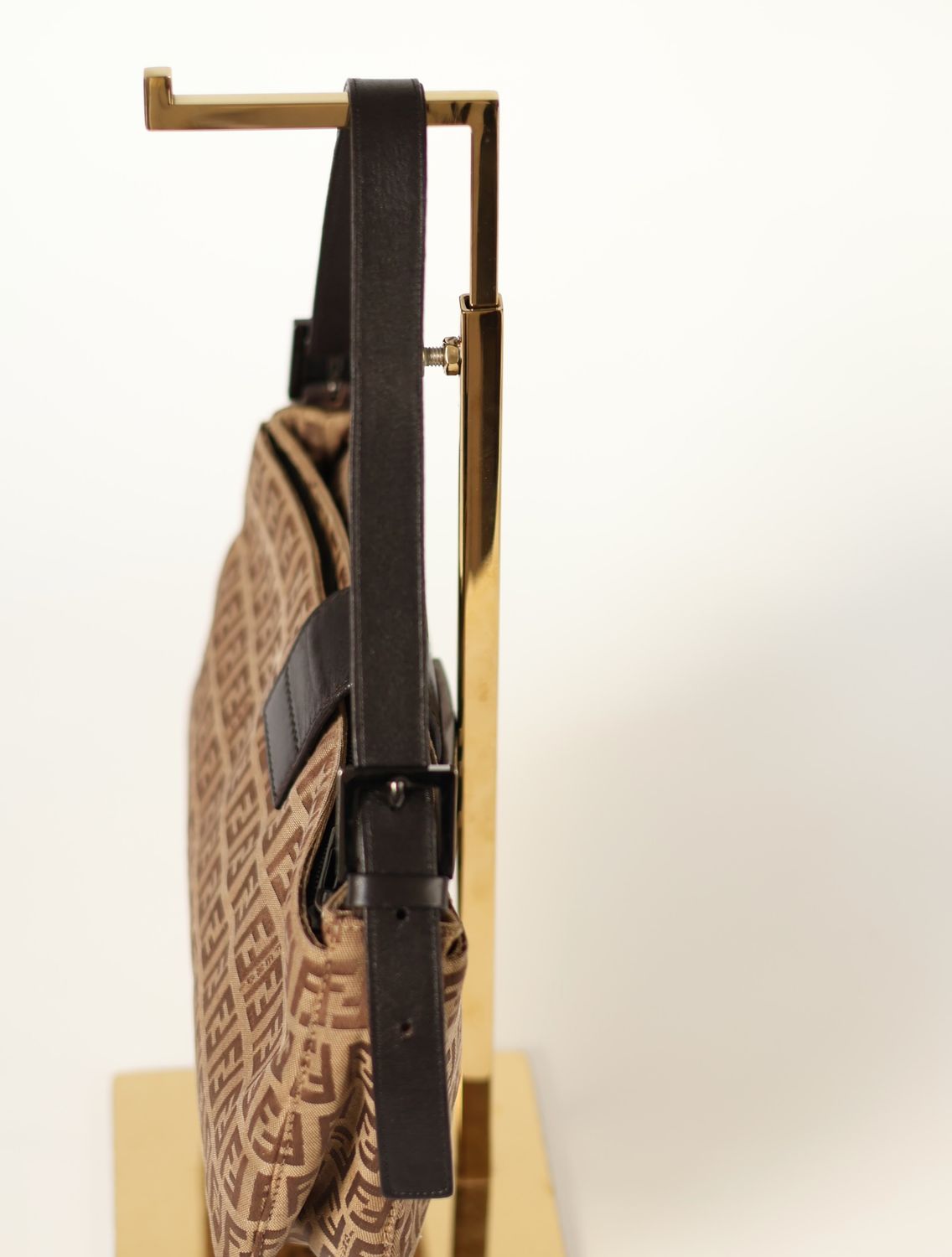 Fendi Tobacco Zucca Baguette Bag