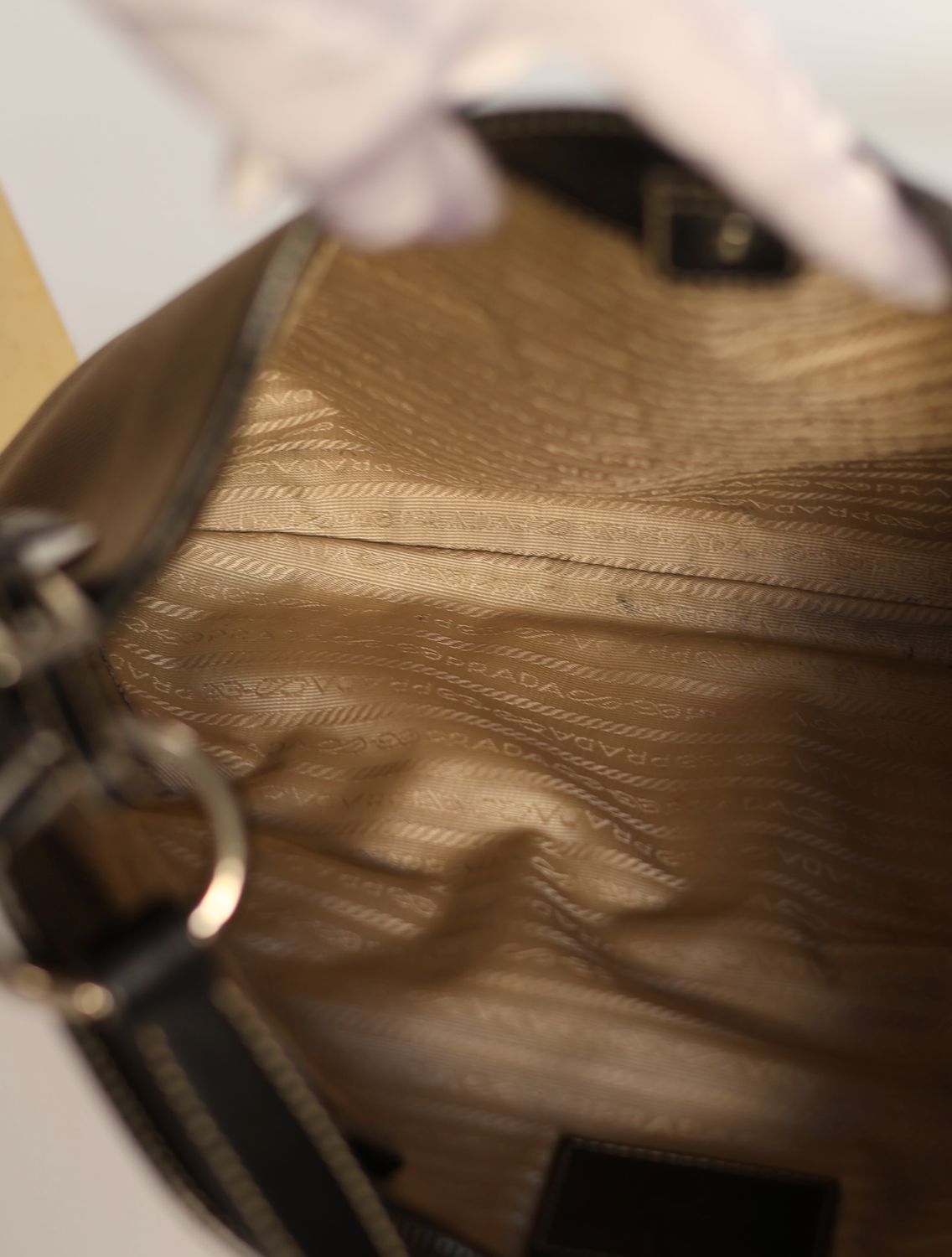 Prada Jacquard Canvas Bag