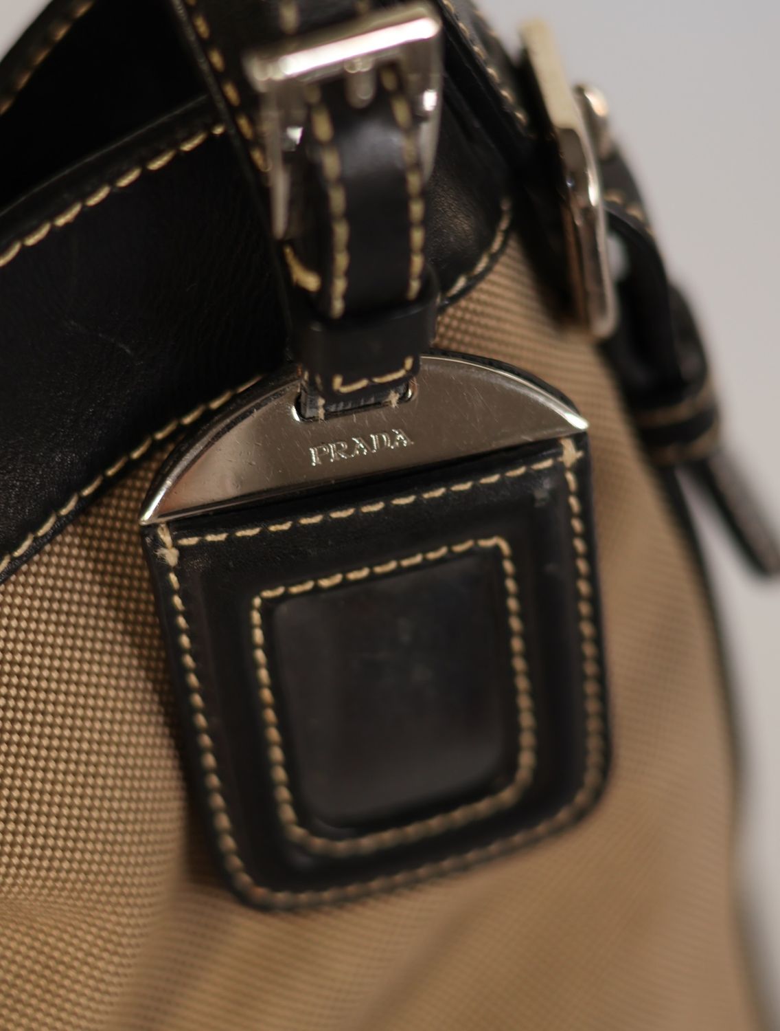 Prada Jacquard Canvas Bag
