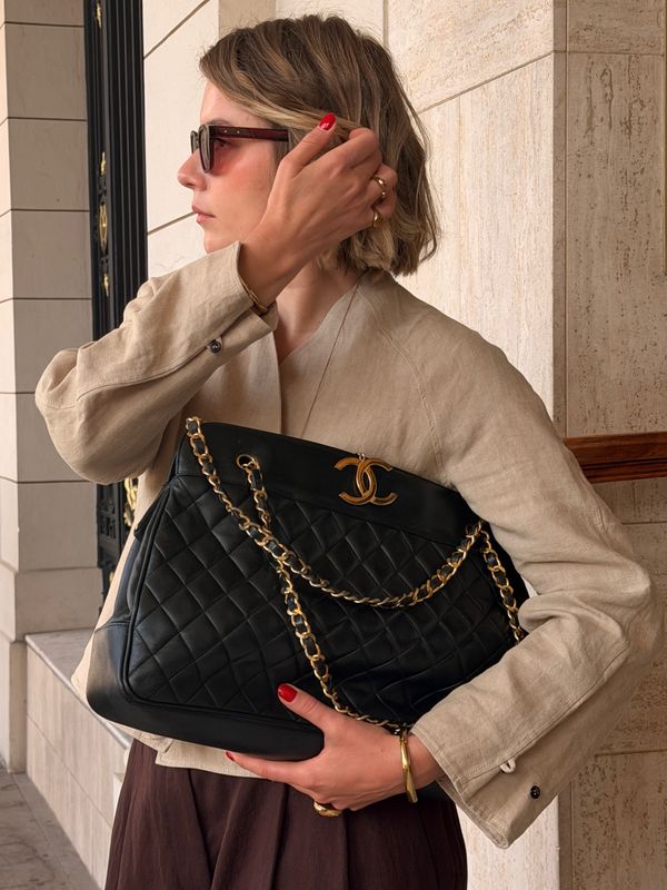Chanel CC Charm Tote Bag