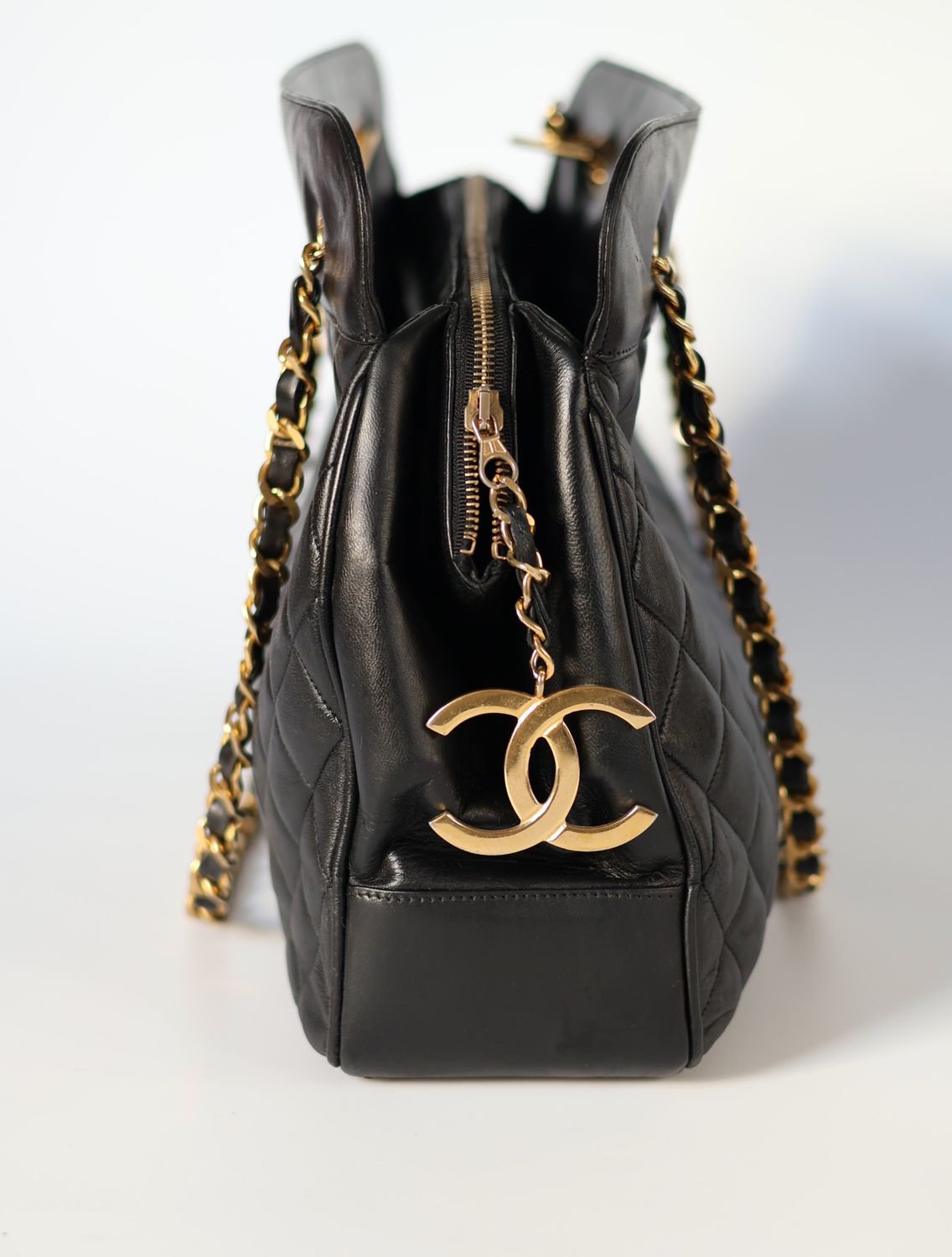 Chanel CC Charm Tote Bag