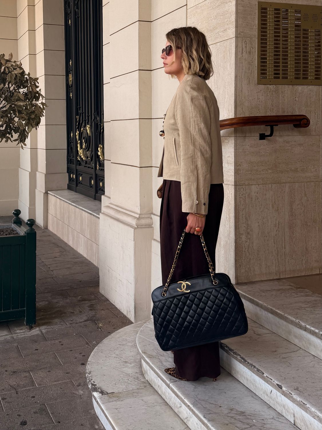 Chanel CC Charm Tote Bag