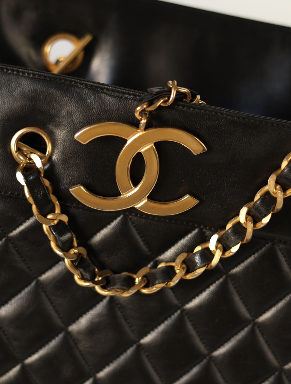Chanel CC Charm Tote Bag