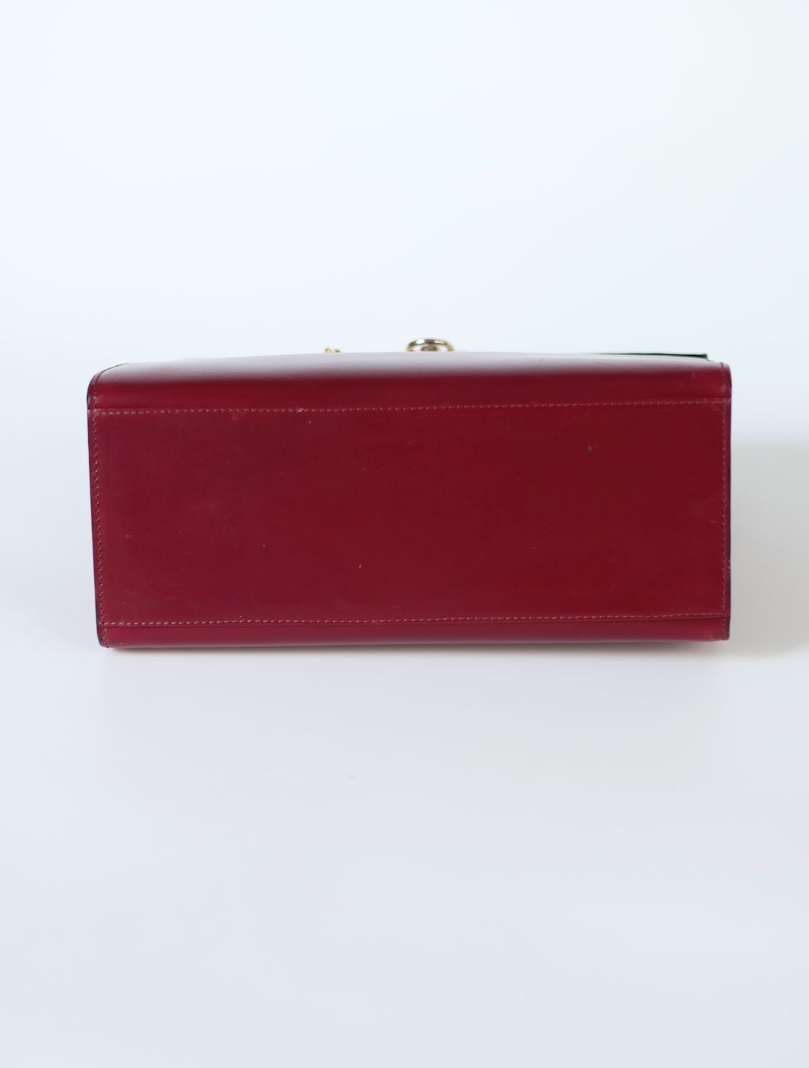 Celine 90s Burgundy Top Handle Bag