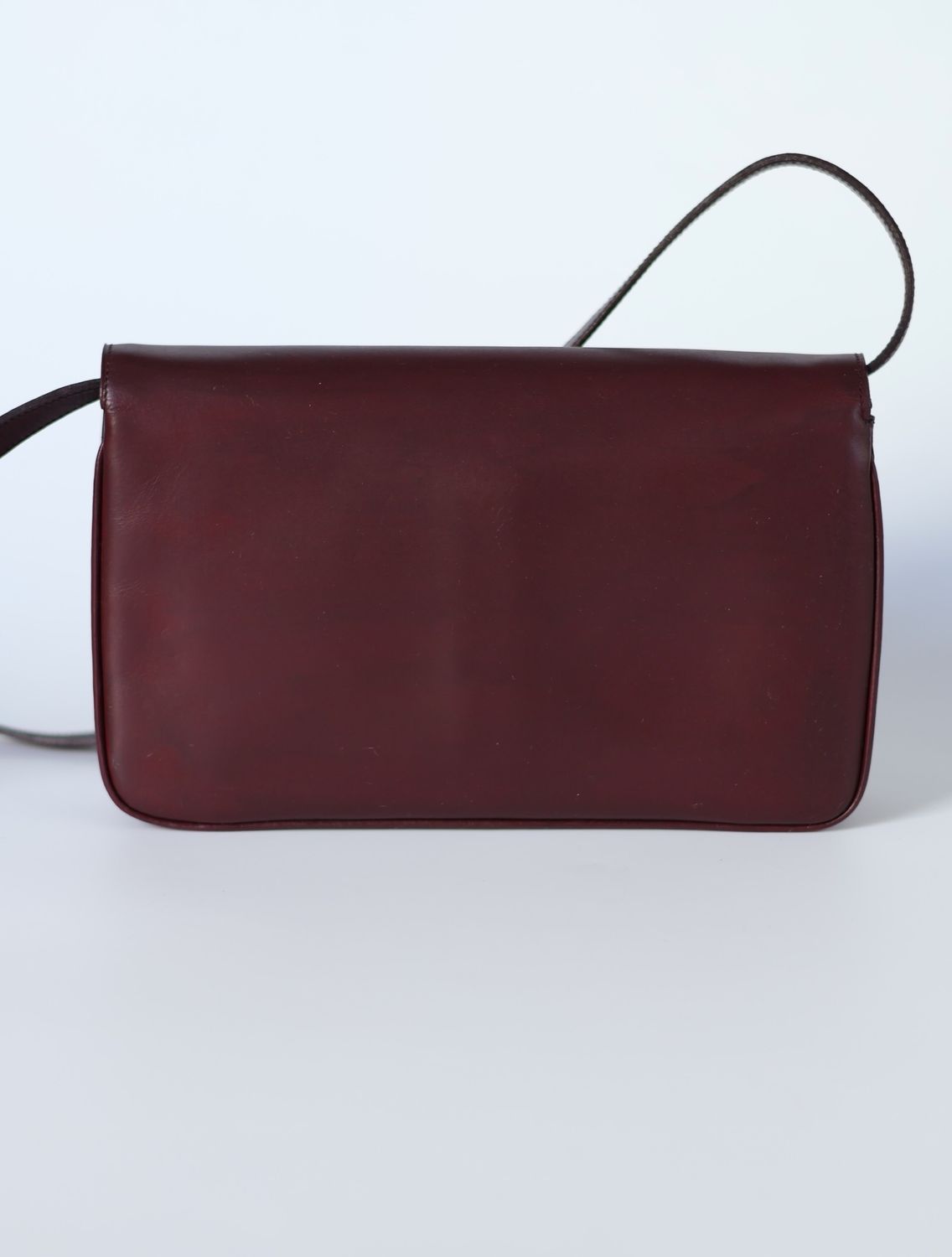 Celine Burgundy Classic Bag