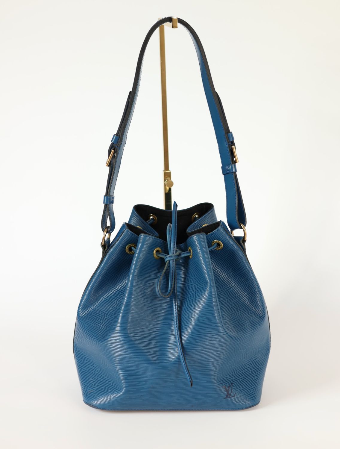 Louis Vuitton Noe Blue Epi PM bag