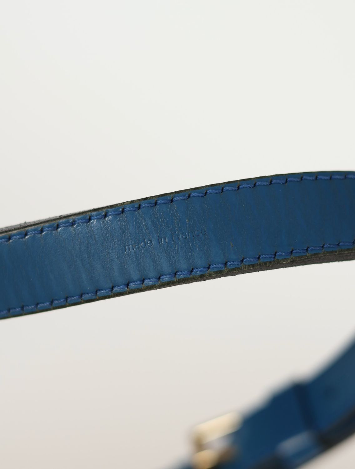 Louis Vuitton Noe Blue Epi PM bag