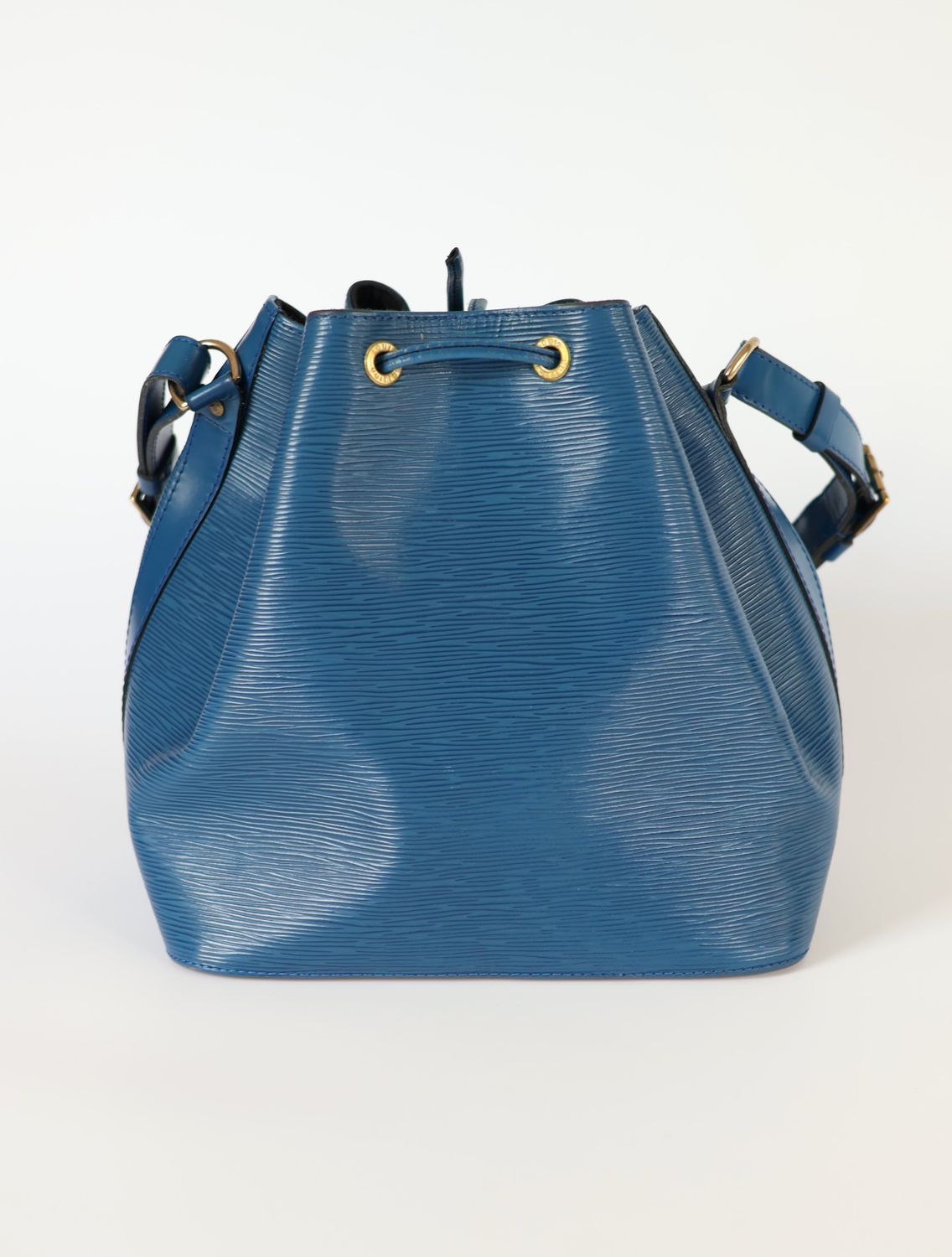 Louis Vuitton Noe Blue Epi PM bag