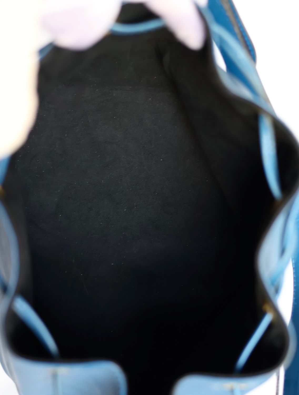 Louis Vuitton Noe Blue Epi PM bag