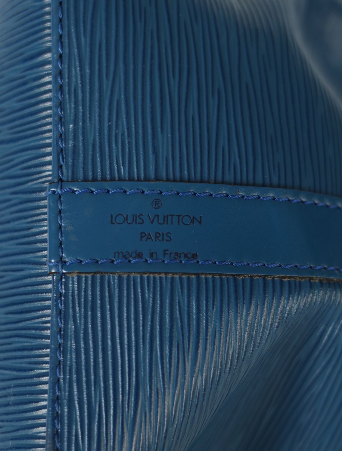 Louis Vuitton Noe Blue Epi PM bag