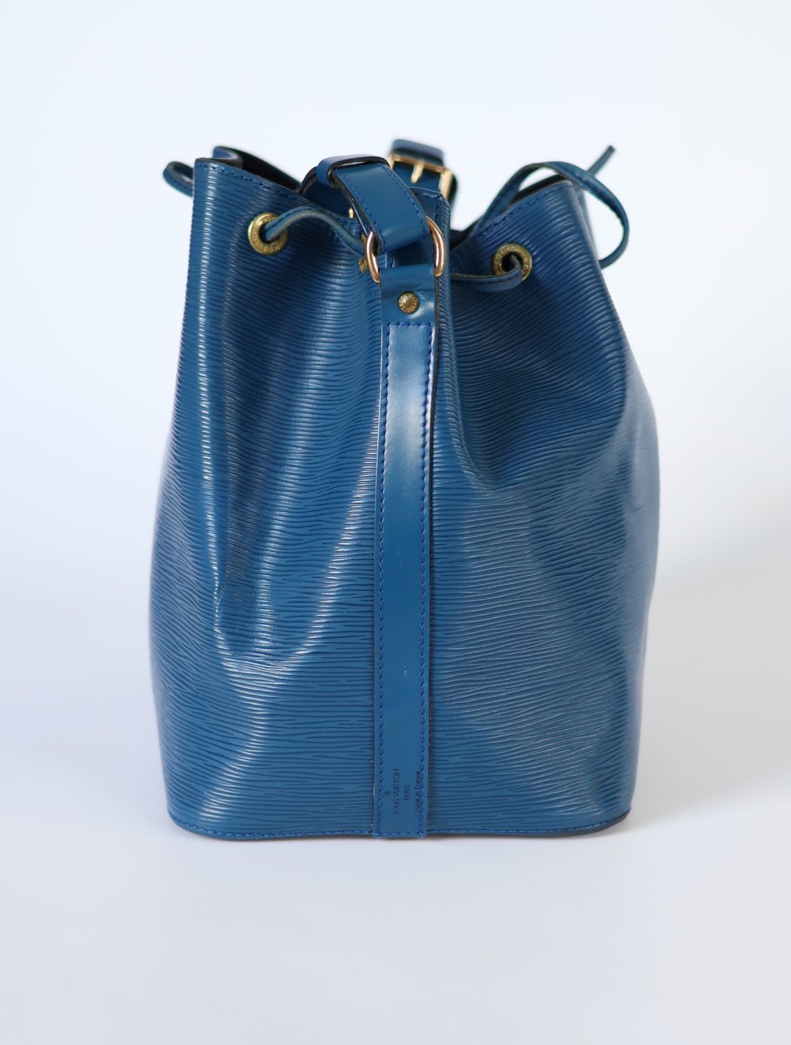 Louis Vuitton Noe Blue Epi PM bag