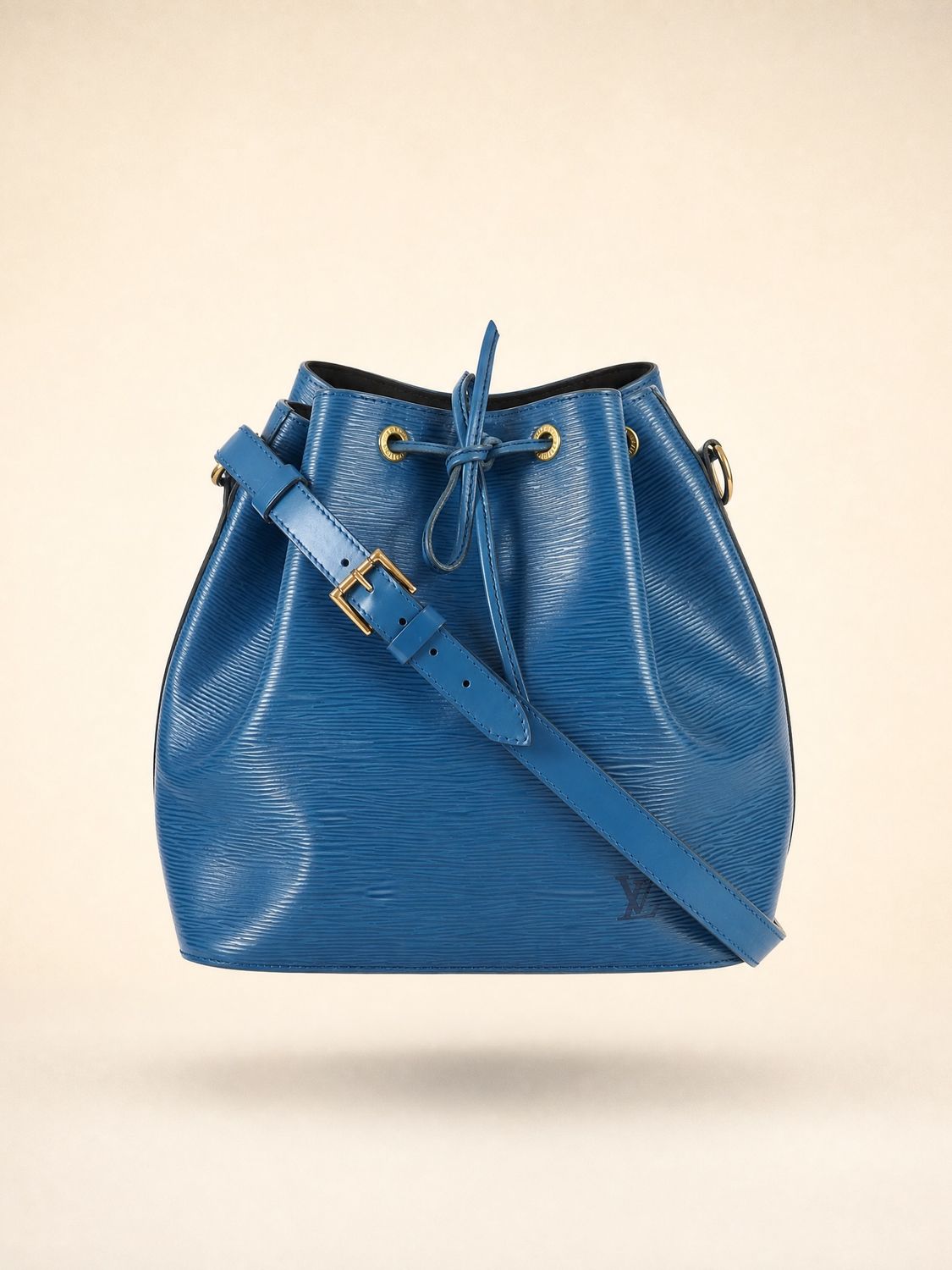 Louis Vuitton Noe Blue Epi PM bag