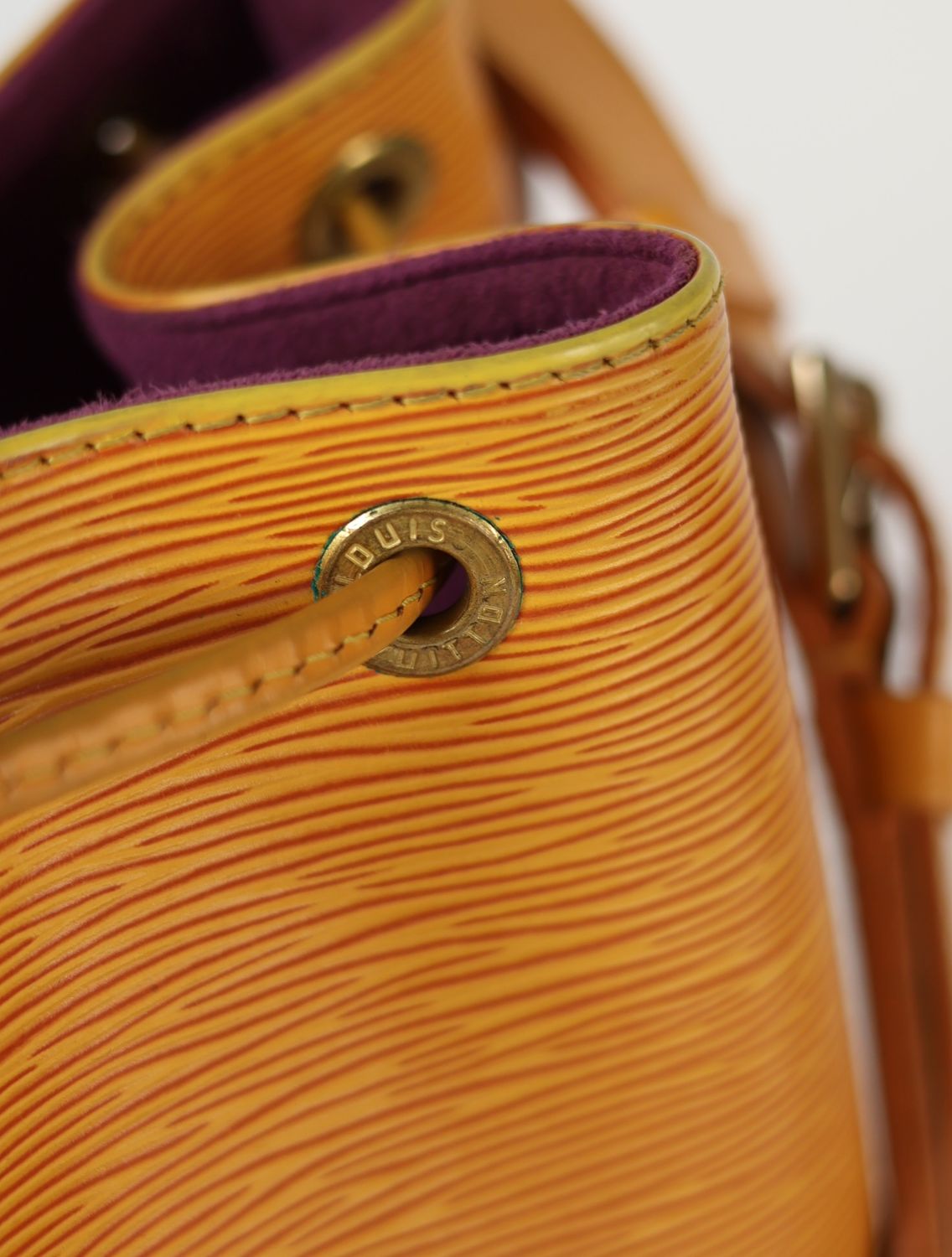 Louis Vuitton Noe PM Yellow Epi Bag