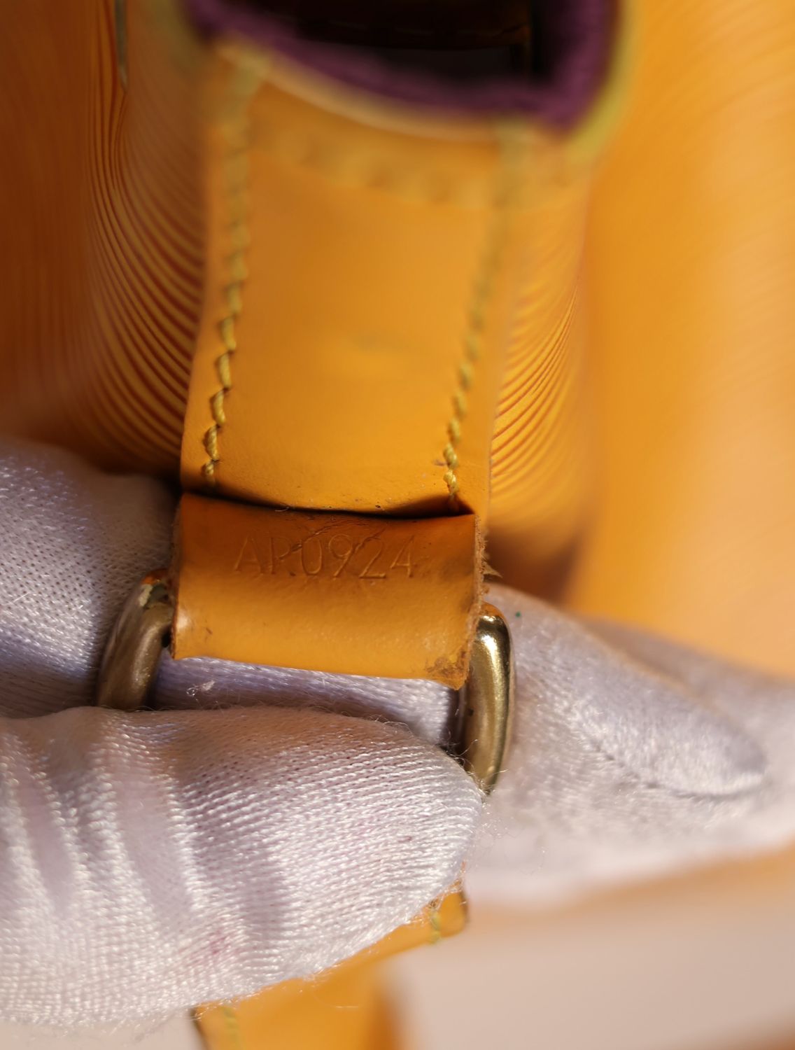 Louis Vuitton Noe PM Yellow Epi Bag