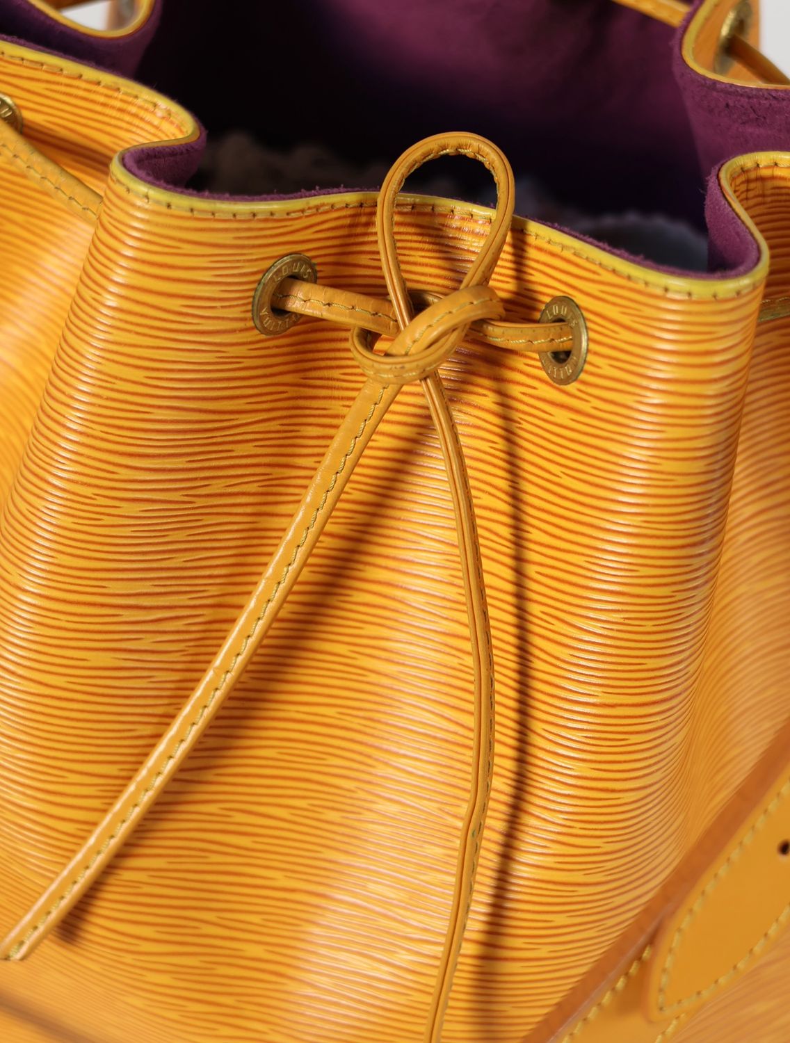 Louis Vuitton Noe PM Yellow Epi Bag