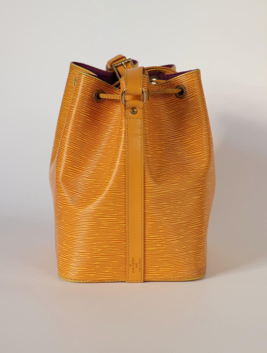 Louis Vuitton Noe PM Yellow Epi Bag