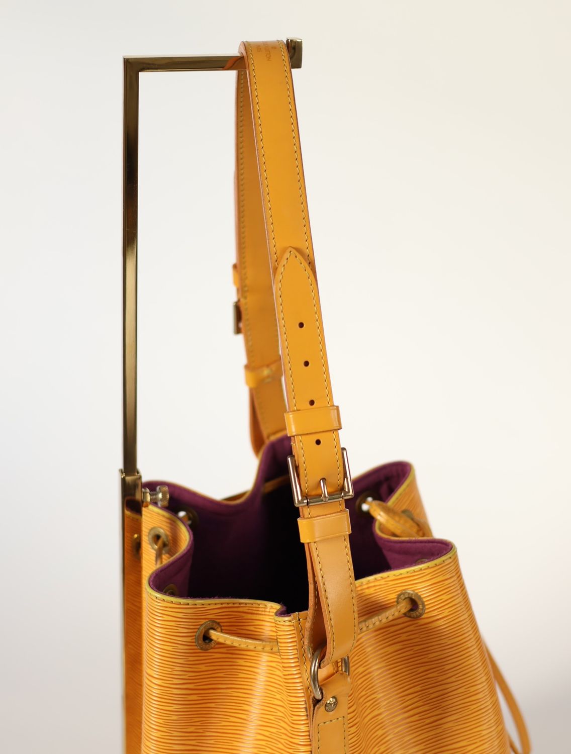 Louis Vuitton Noe PM Yellow Epi Bag