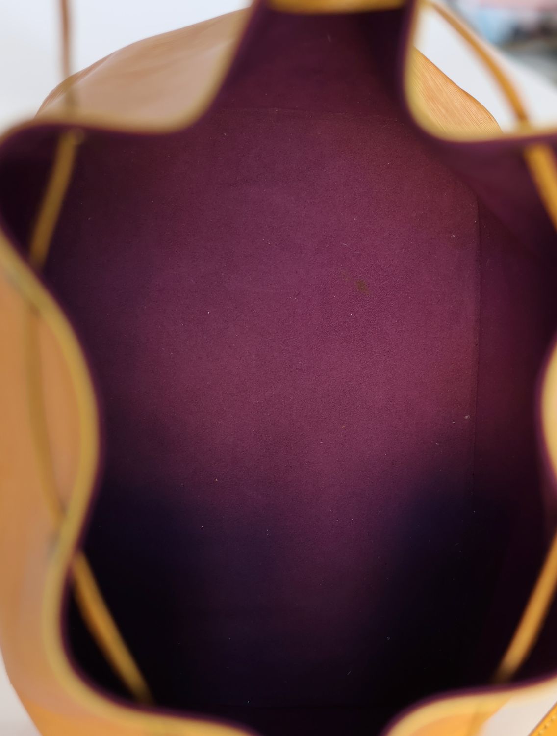 Louis Vuitton Noe PM Yellow Epi Bag