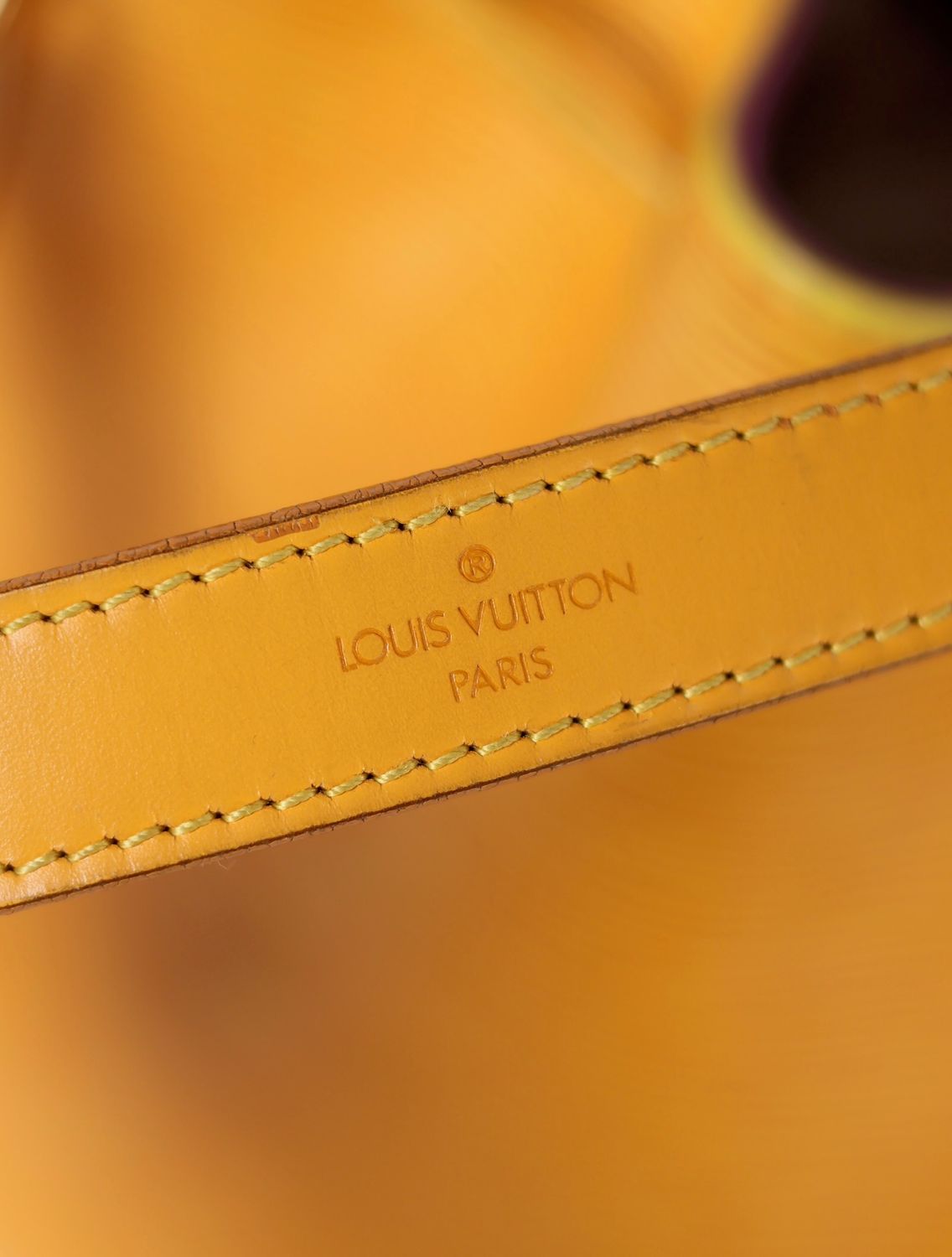 Louis Vuitton Noe PM Yellow Epi Bag