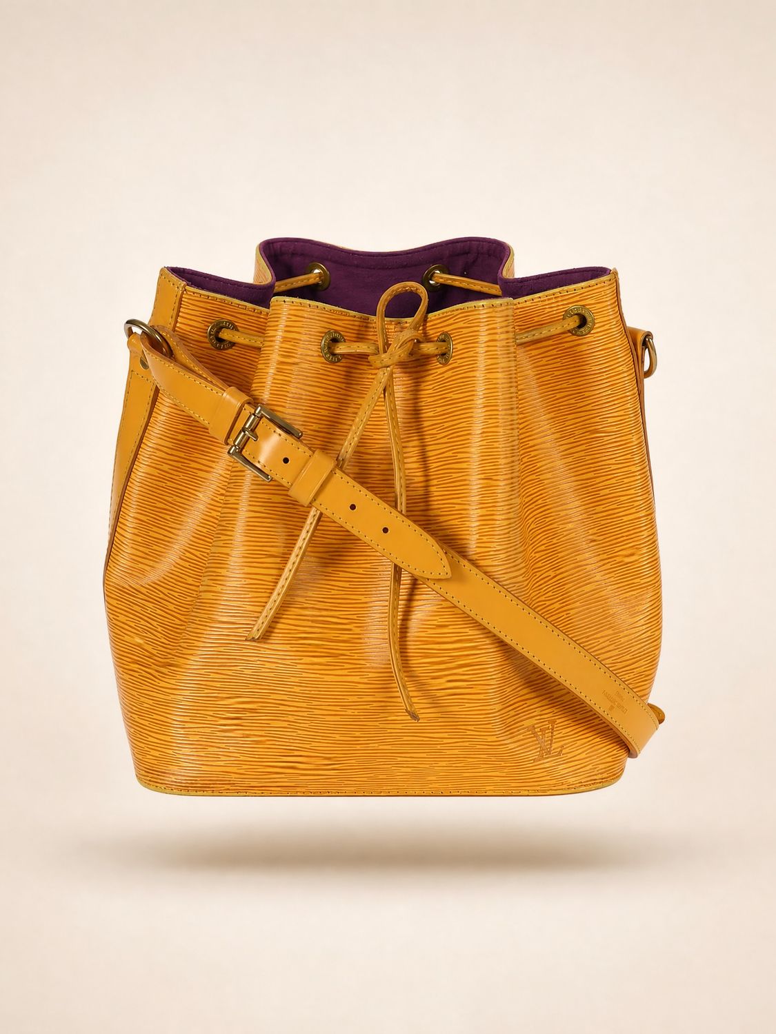 Louis Vuitton Noe PM Yellow Epi Bag