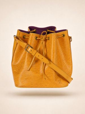 Louis Vuitton Noe Yellow Epi PM bag