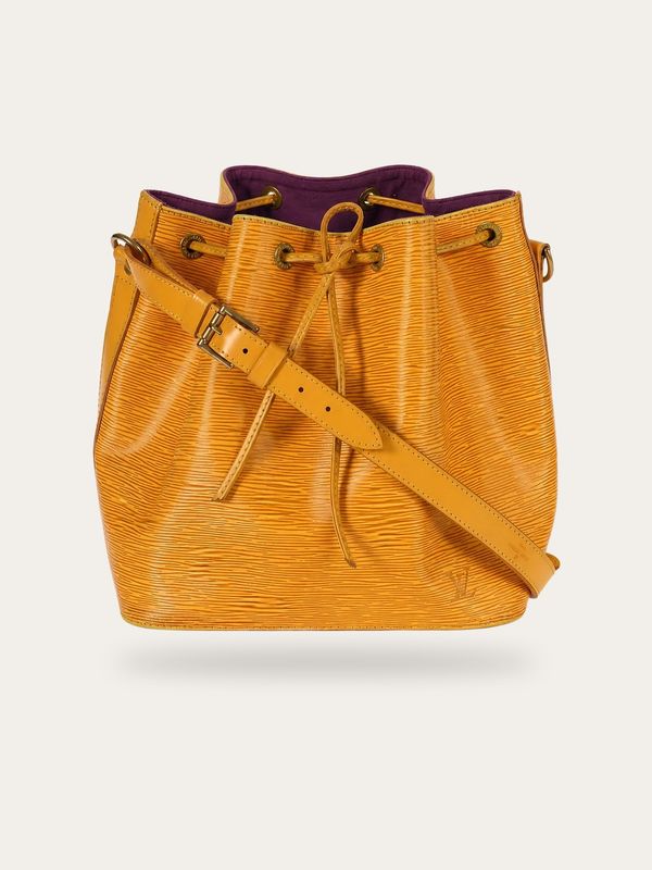 Louis Vuitton Noe PM Yellow Epi Bag