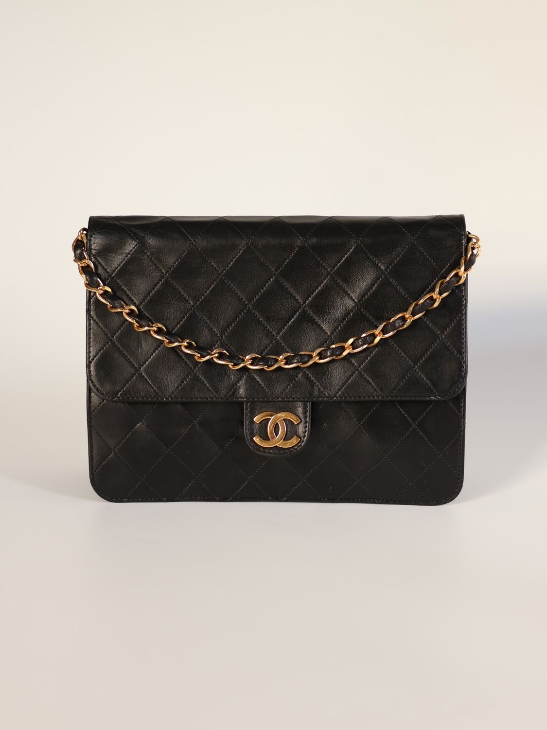 Chanel 24k Single Flap Bag, 1980s