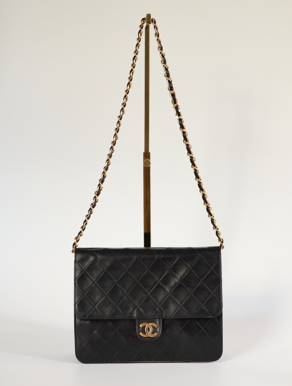 Chanel 24k Single Flap Bag, 1980s