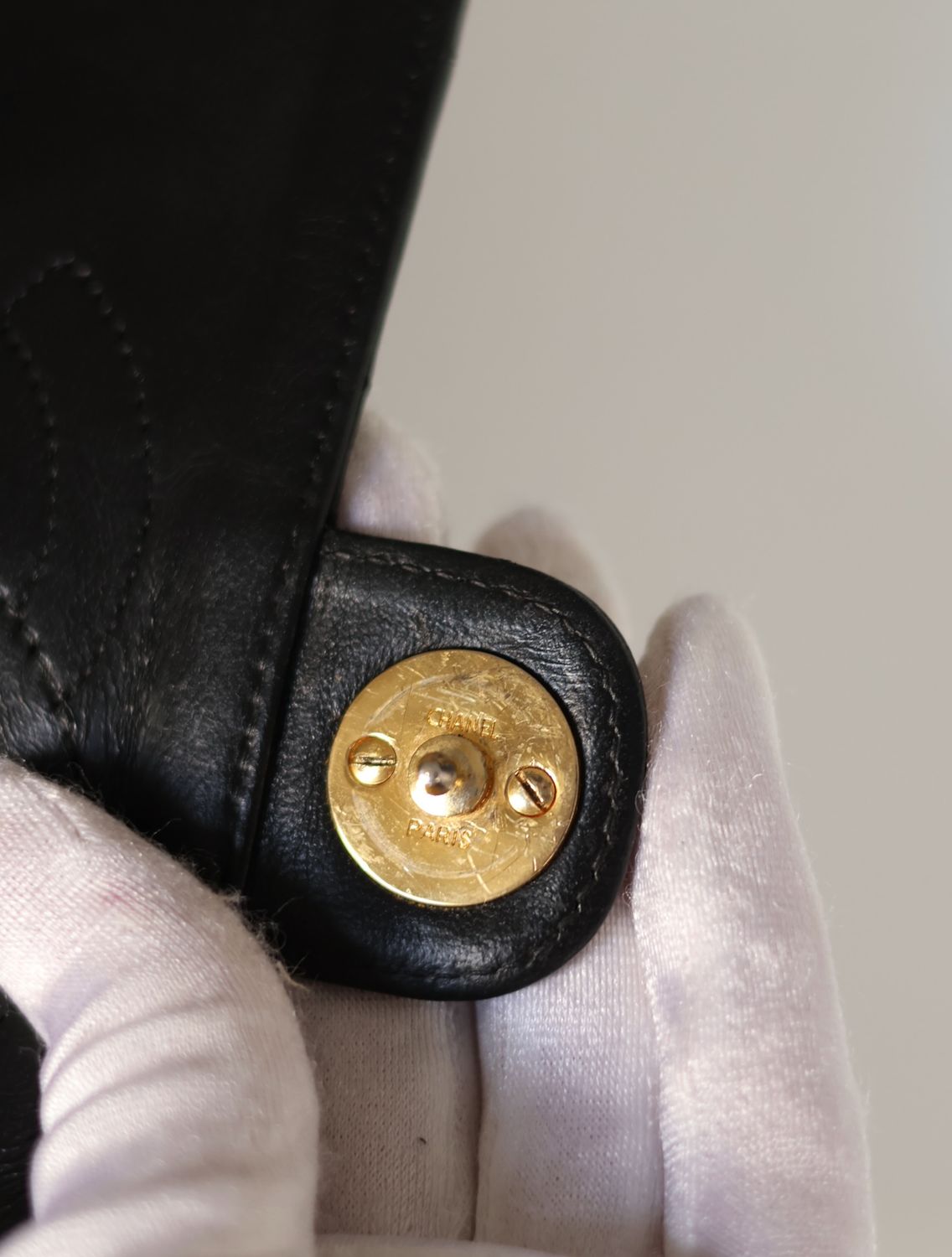 Chanel 24k Single Flap Bag, 1980s