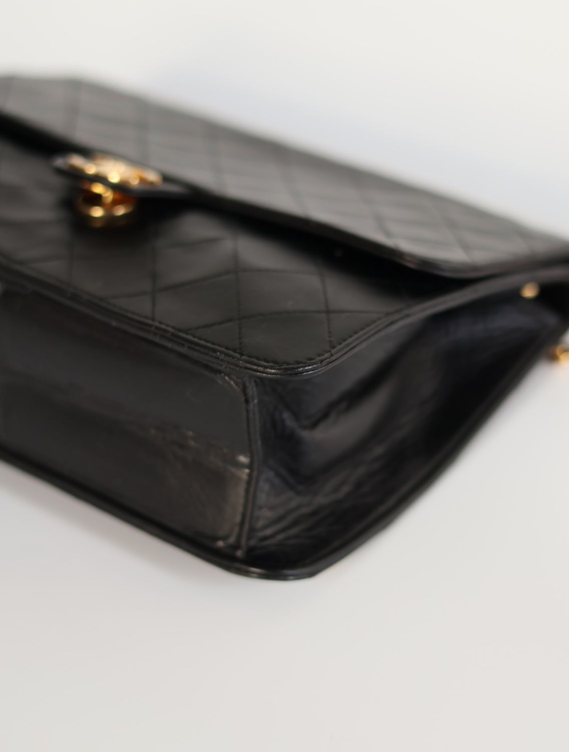 Chanel 24k Single Flap Bag, 1980s
