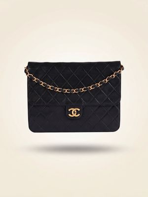 Chanel 24k Single Flap Bag, 1980s