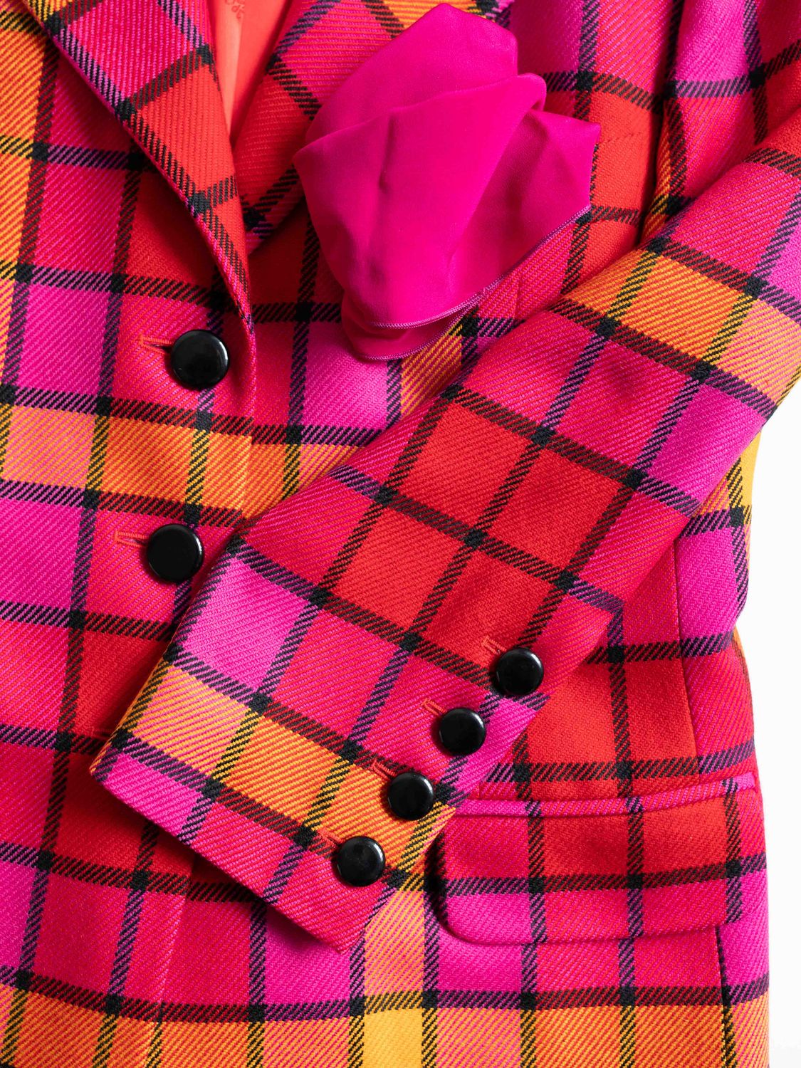 Escada Tartan Blazer