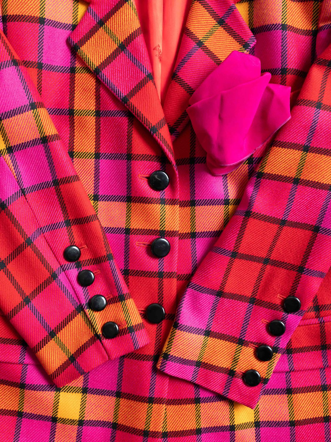 Escada Tartan Blazer