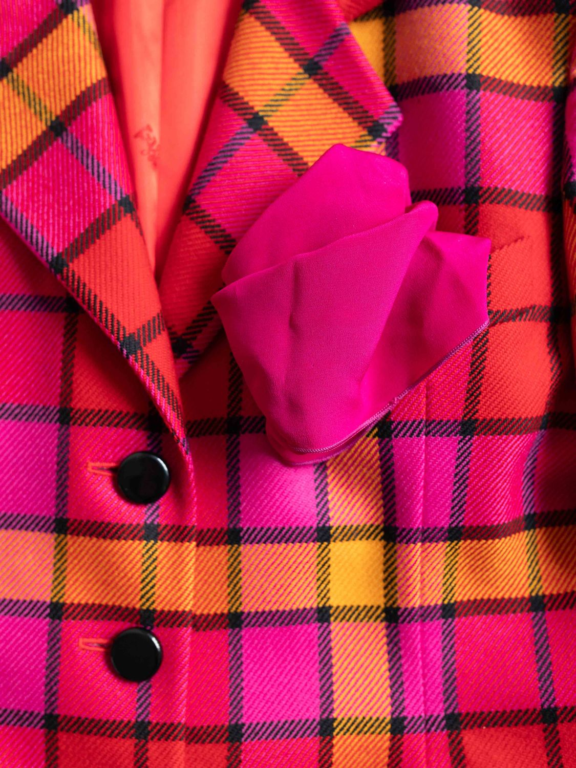 Escada Tartan Blazer