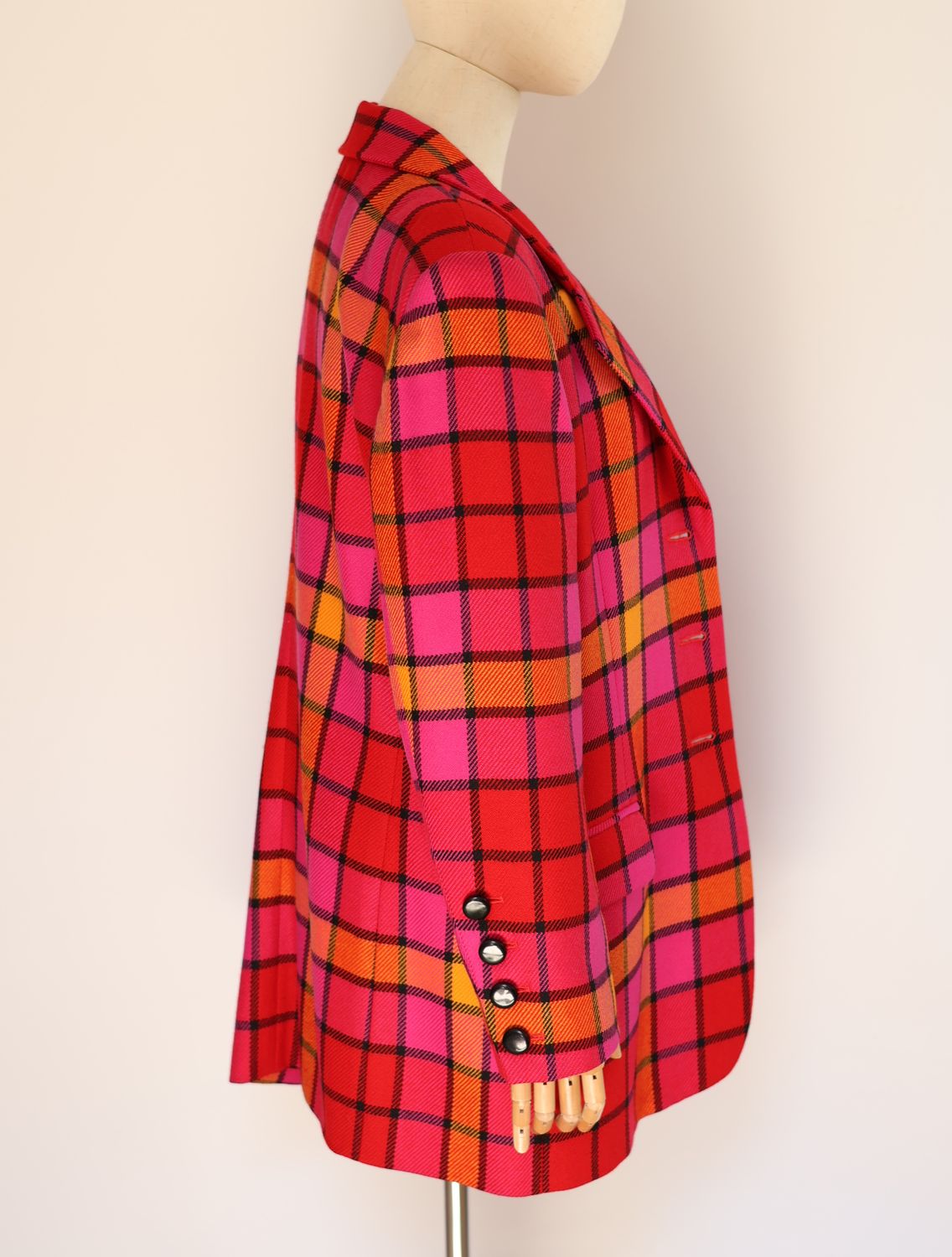 Escada Tartan Blazer