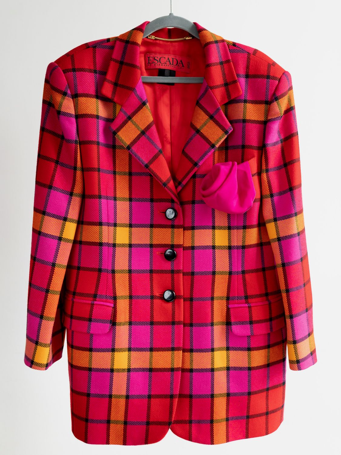 Escada Tartan Blazer