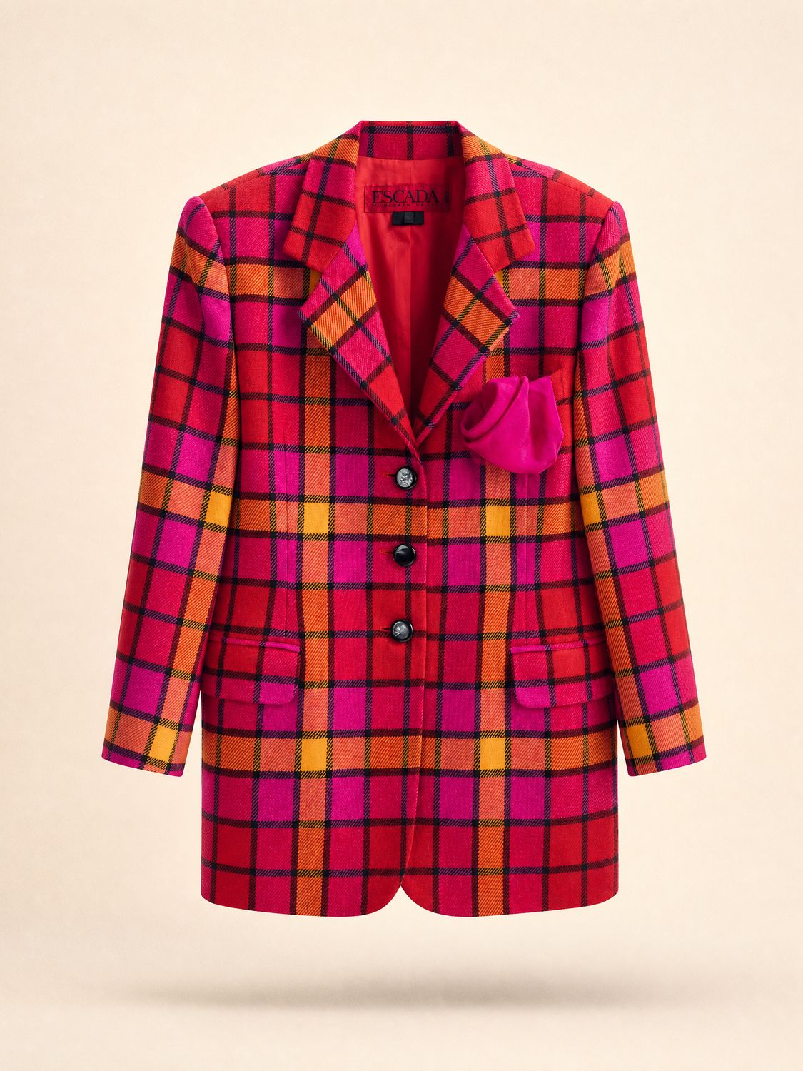 Escada Tartan Blazer