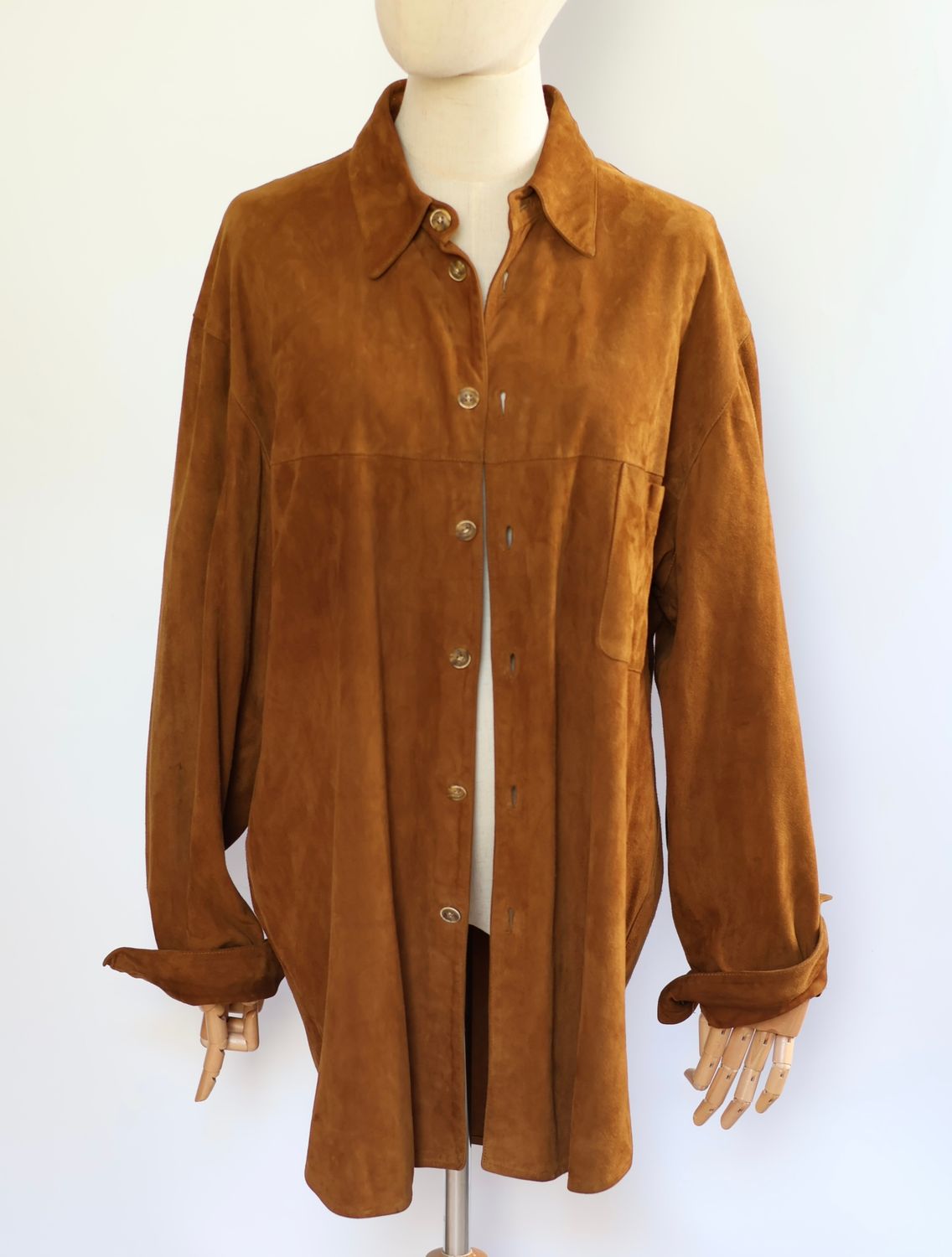 Vintage Italian Suede Overshirt