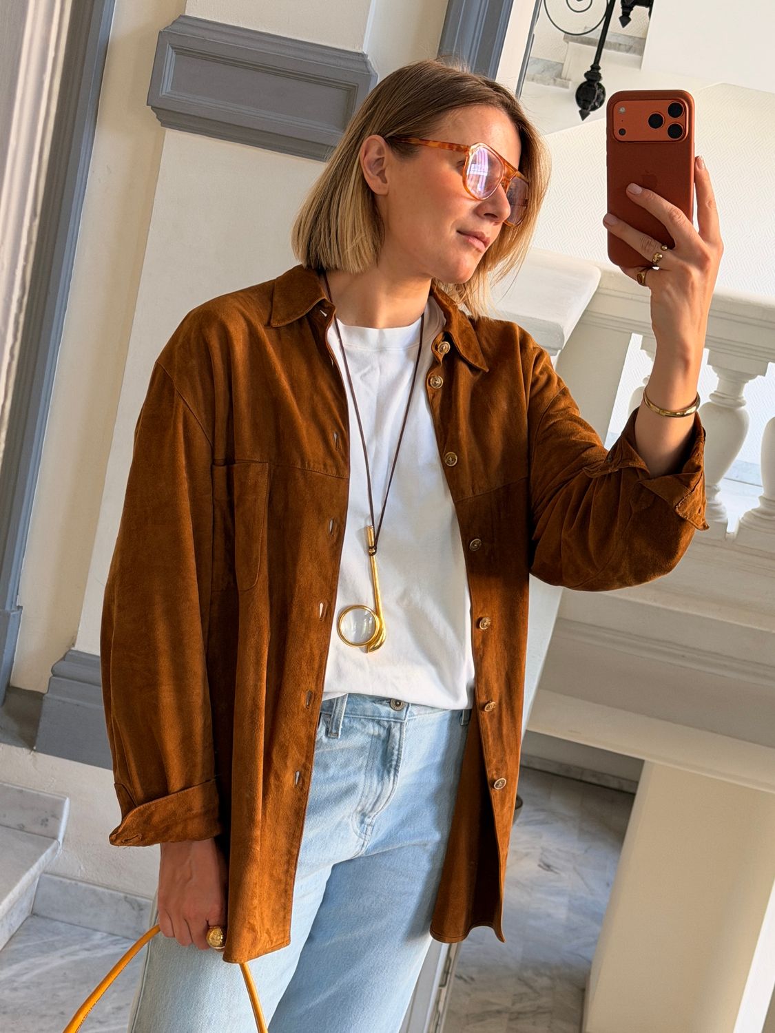 Vintage Italian Suede Overshirt