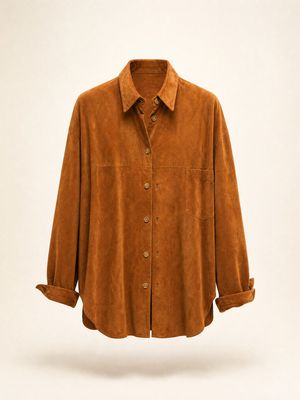Vintage Italian Suede Overshirt