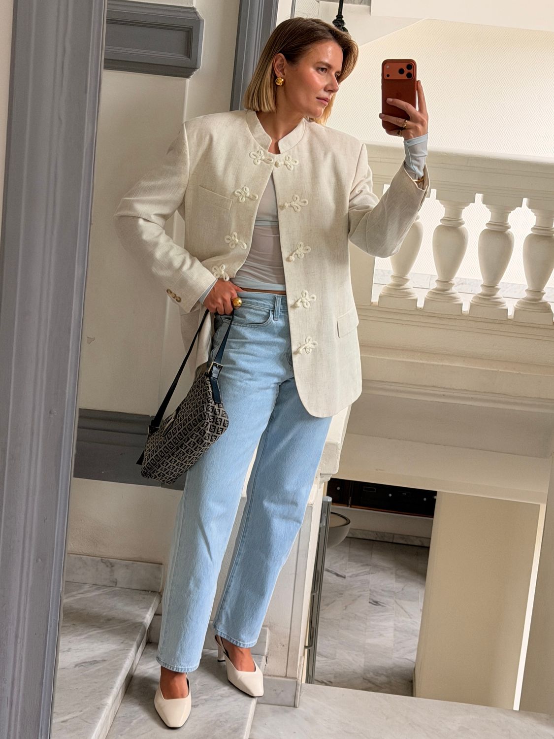 Vintage Oriental-Inspired Jacket