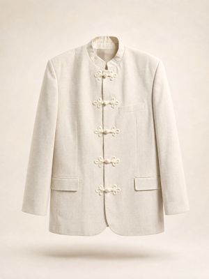 Vintage Oriental-Inspired Jacket